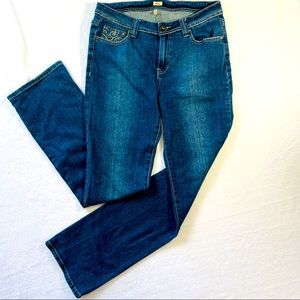 Reba Womens Straight Leg jeans Denim Size 8